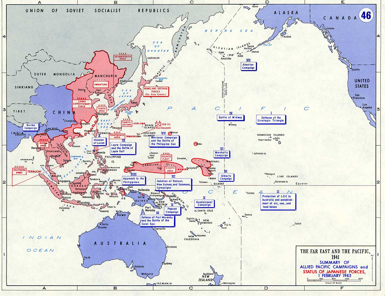 pacific war timeline