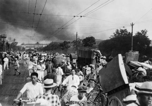 Residents leaving Tokyo